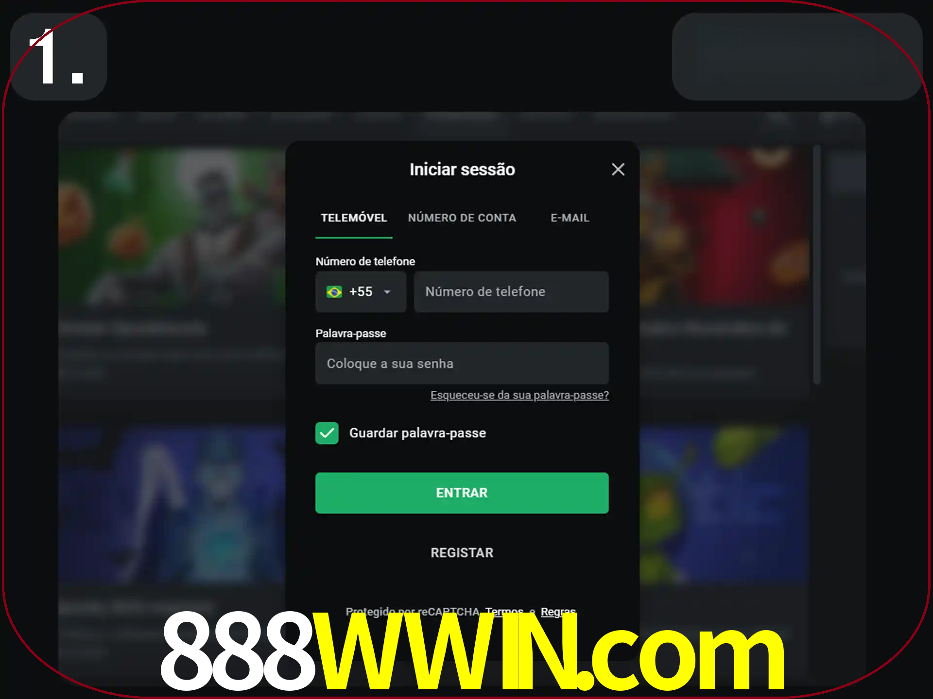 Acesse o site.