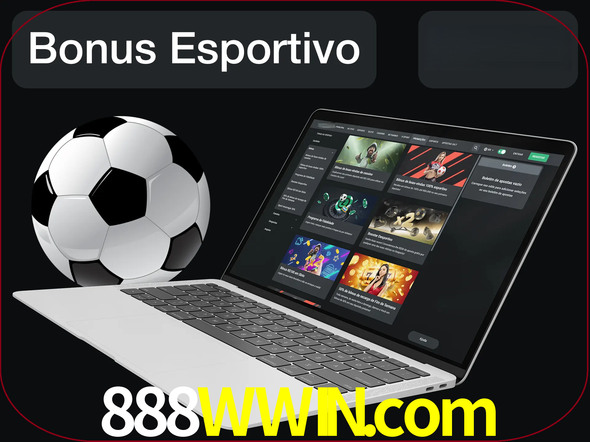 Antes de começar a apostar, use o bônus esportivo.
