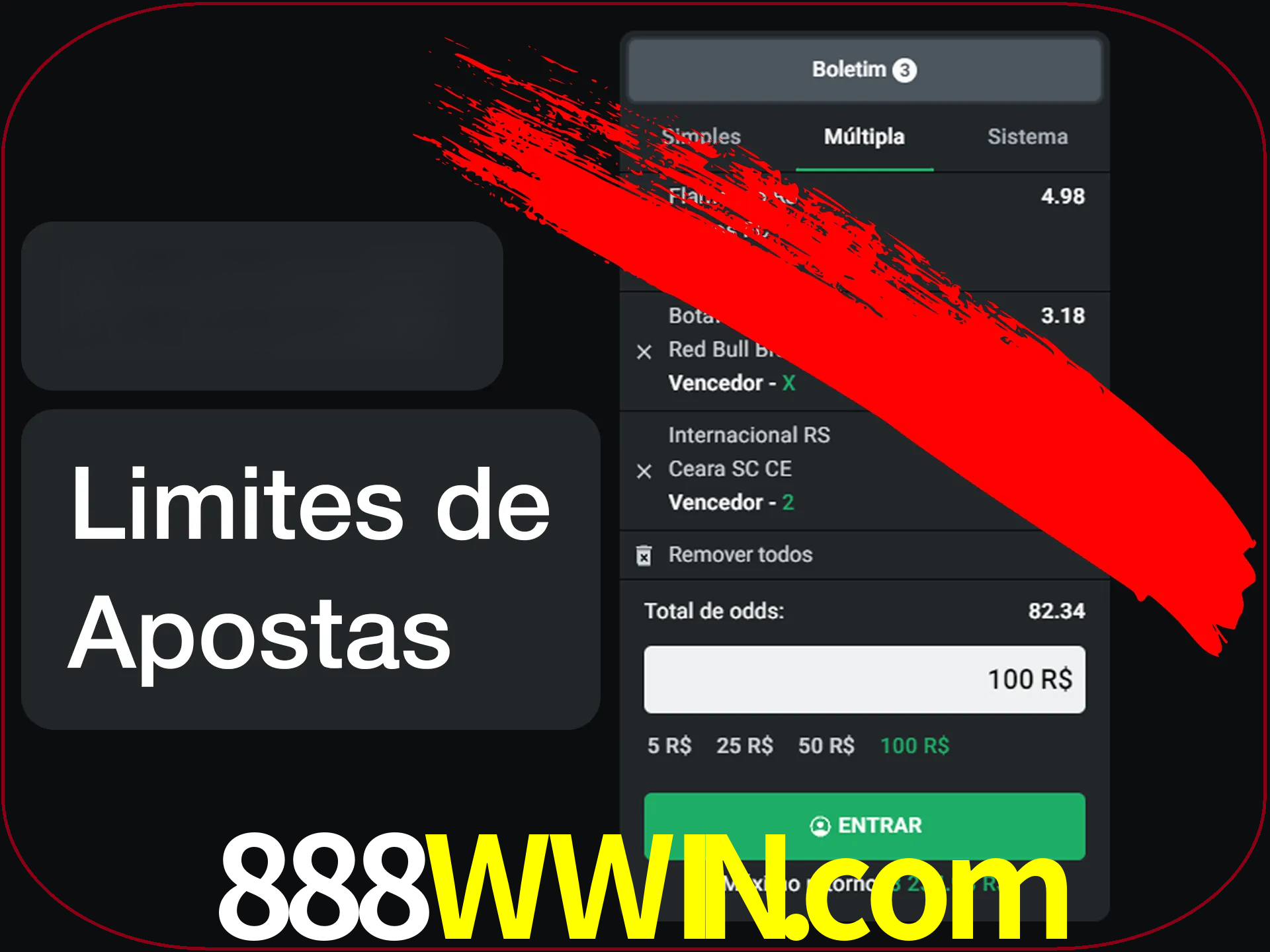 Não faça apostas loucas.